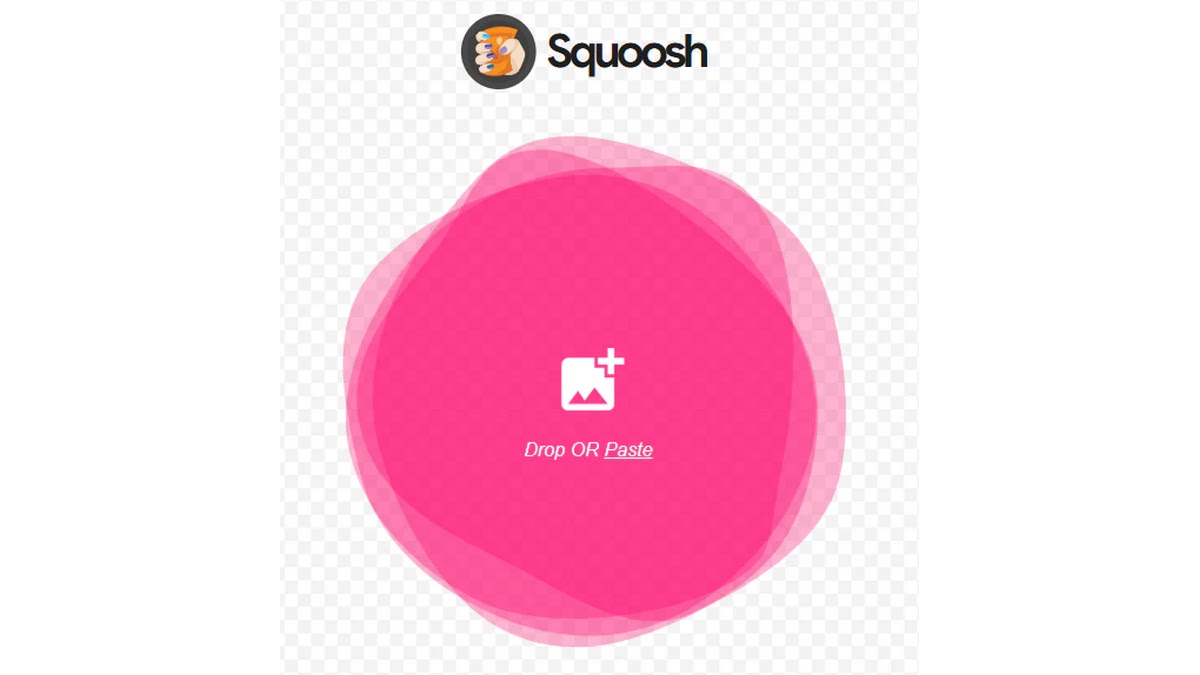 Squoosh 서비스화면