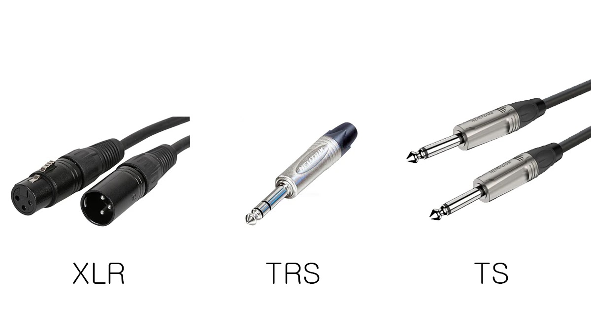 XLR TRS TS 케이블